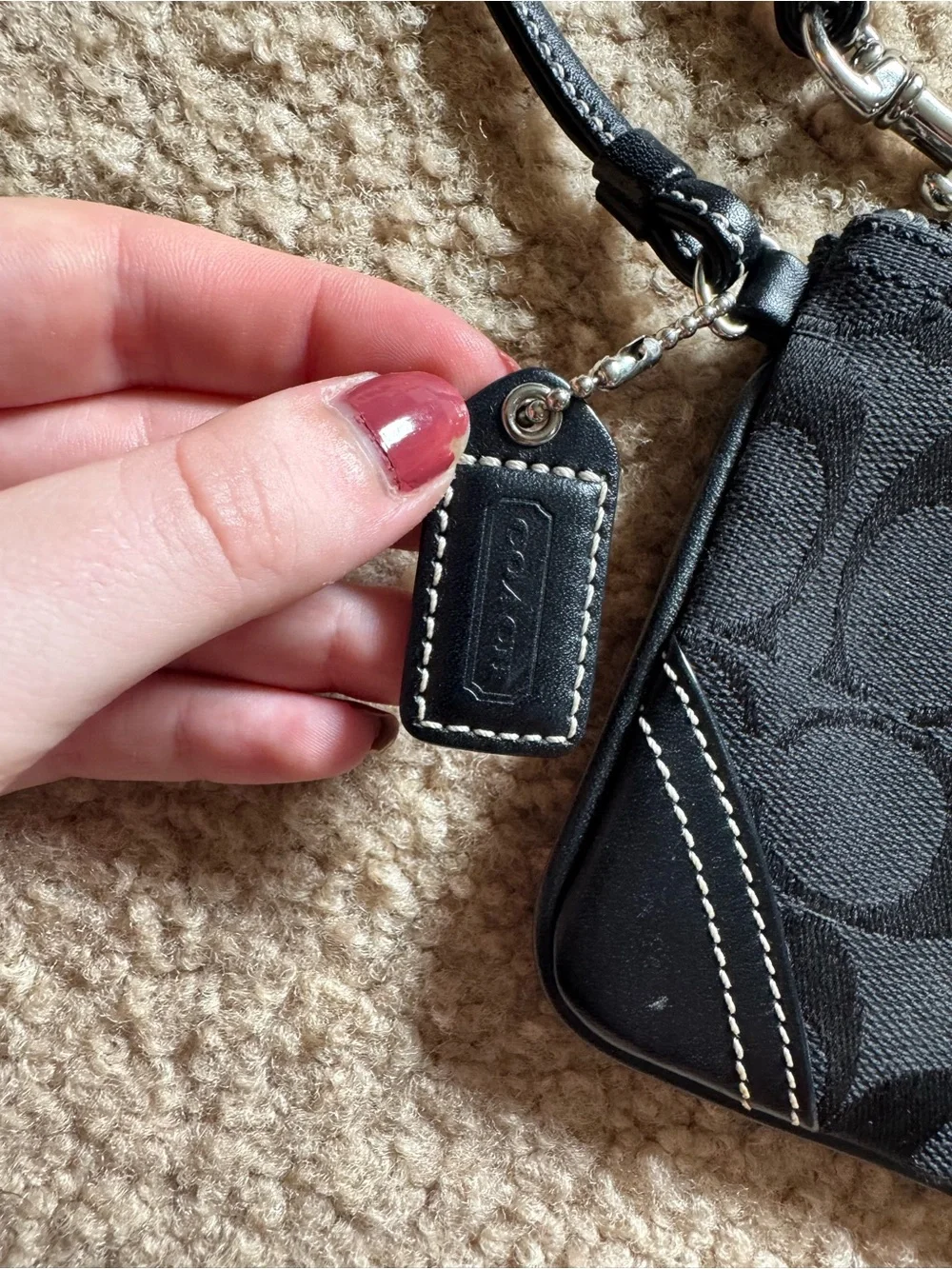 Coach compact wristlet